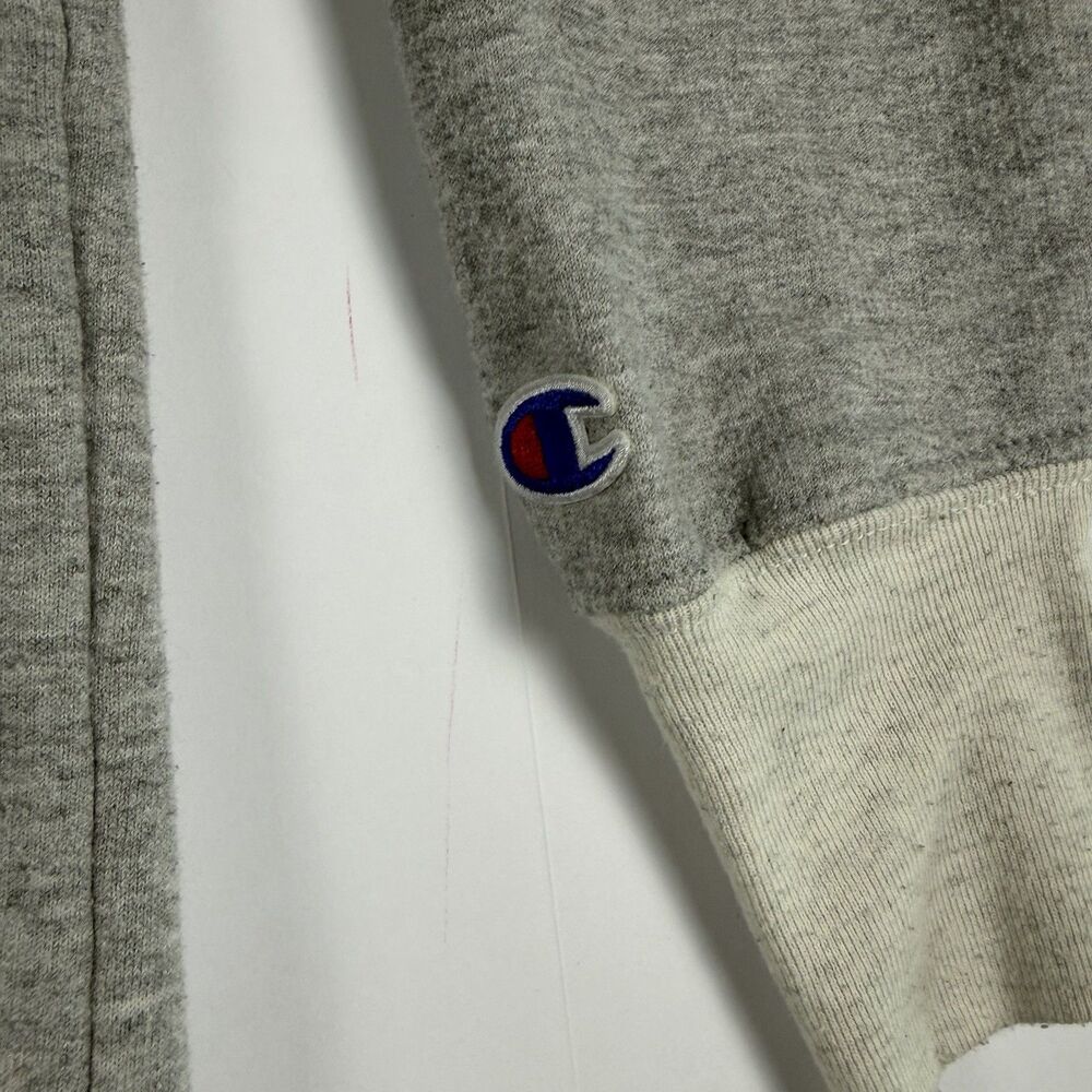 Champion Authentic Athleticwear Script Logo Crewneck Sweatshirt Gray M - Picture 5 of 7